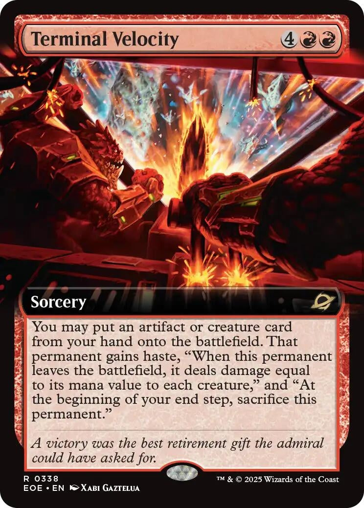 Image for Terminal Velocity (Extended Art) (338) (EOE) - Magic: The Gathering