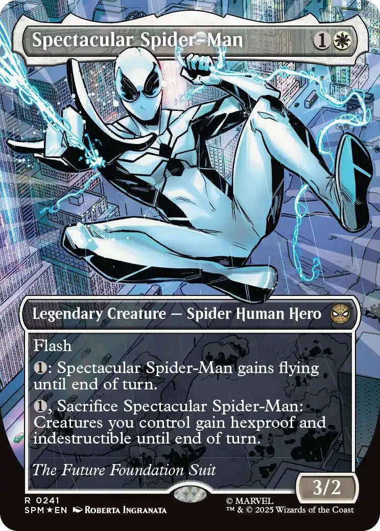 Image for Spectacular Spider-Man (0241) (Borderless) (Textured Foil) (241) (SPM) - Magic: The Gathering