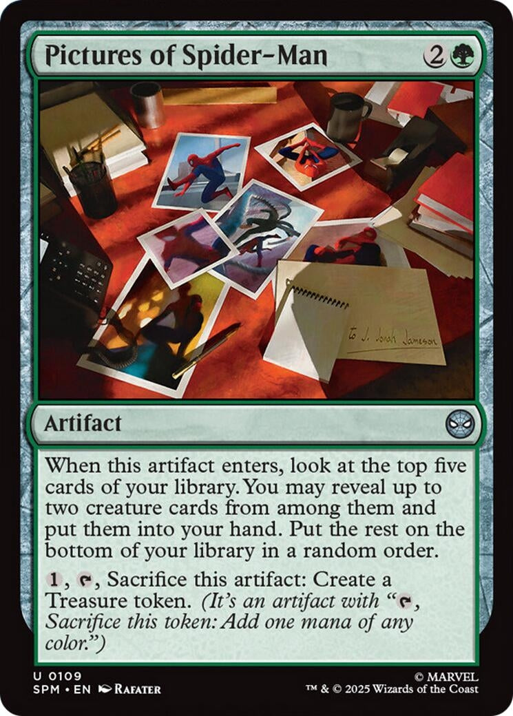 Image for Pictures of Spider-Man (109) (SPM) - Magic: The Gathering