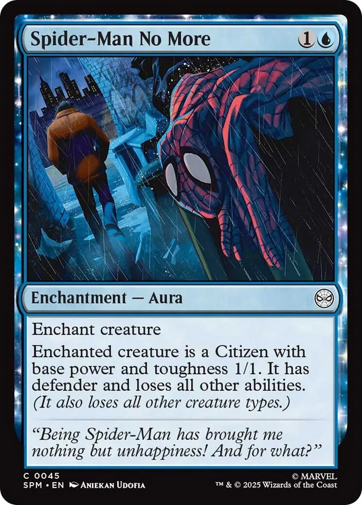 Image for Spider-Man No More (45) (SPM) - Magic: The Gathering