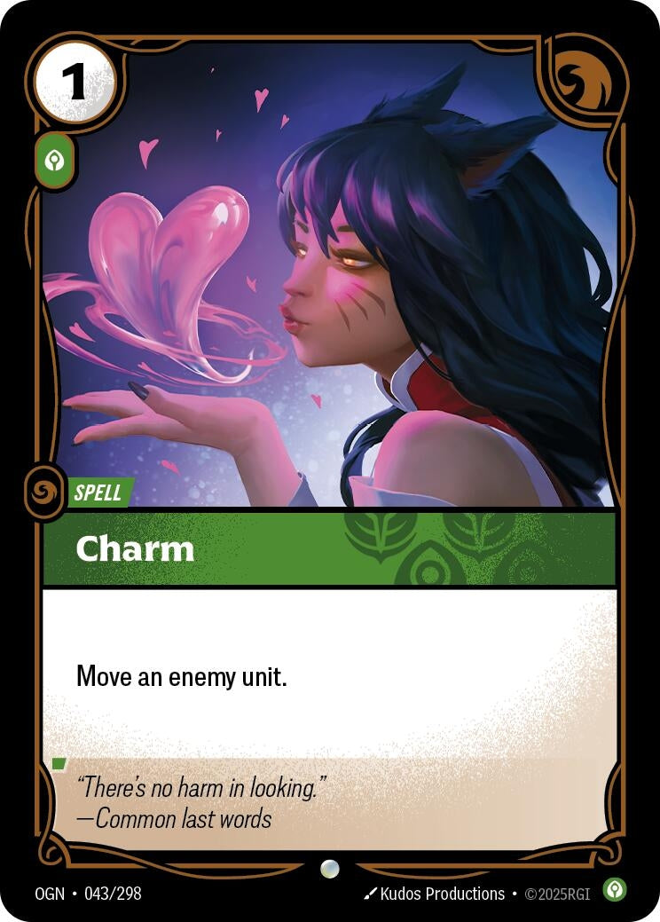 Image for Charm (043/298) (OGN) - Riftbound: League of Legends Trading Card Game