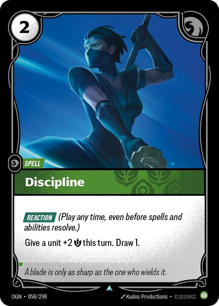 Image for Discipline (058/298) (OGN) - Riftbound: League of Legends Trading Card Game