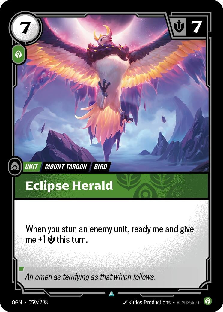 Image for Eclipse Herald (059/298) (OGN) - Riftbound: League of Legends Trading Card Game
