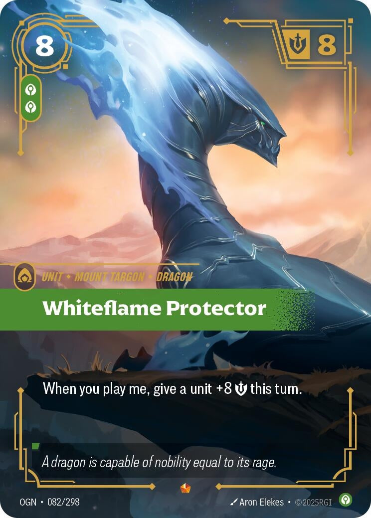 Image for Whiteflame Protector (082/298) (OGN) - Riftbound: League of Legends Trading Card Game