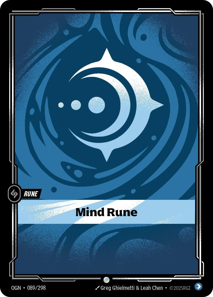 Image for Mind Rune (089/298) (OGN) - Riftbound: League of Legends Trading Card Game
