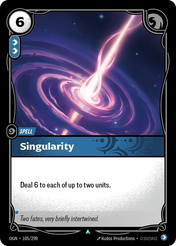 Image for Singularity (105/298) (OGN) - Riftbound: League of Legends Trading Card Game
