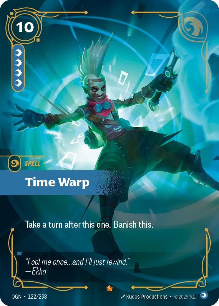 Image for Time Warp (122/298) (OGN) - Riftbound: League of Legends Trading Card Game