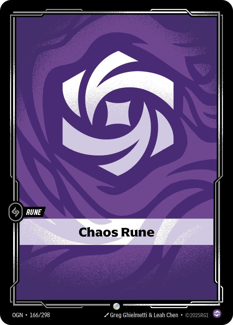 Image for Chaos Rune (166/298) (OGN) - Riftbound: League of Legends Trading Card Game