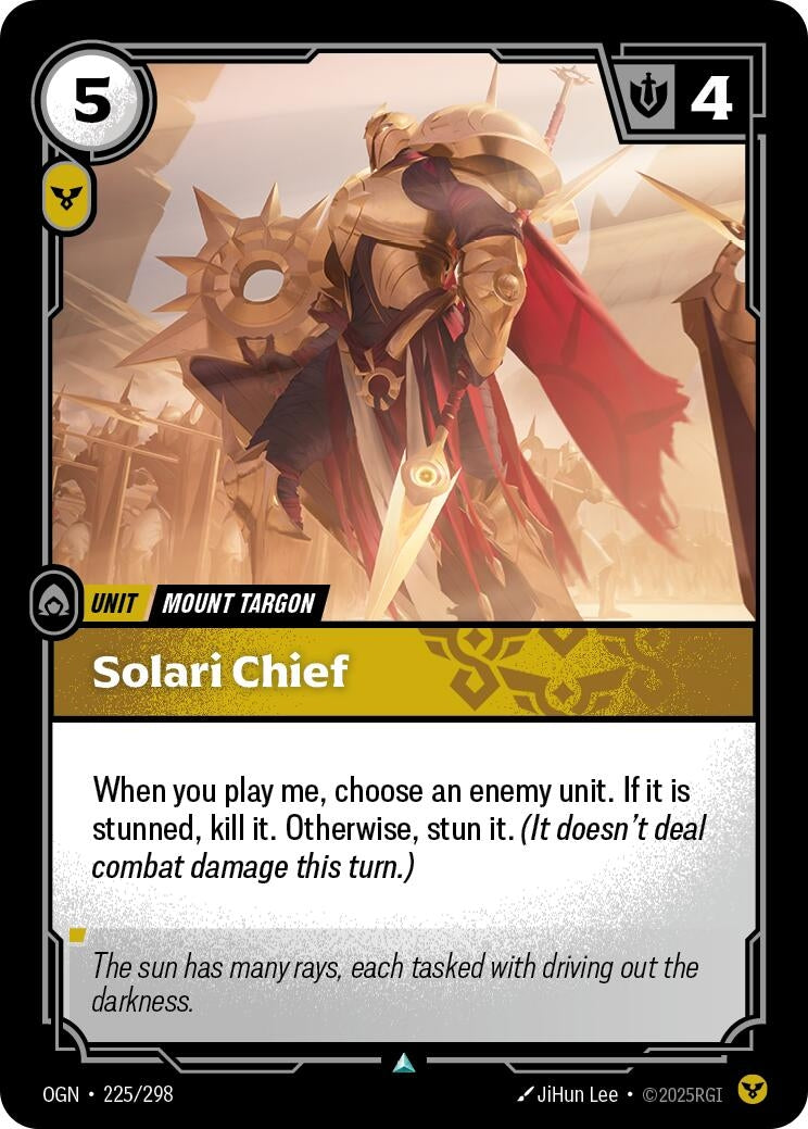 Image for Solari Chief (225/298) (OGN) - Riftbound: League of Legends Trading Card Game