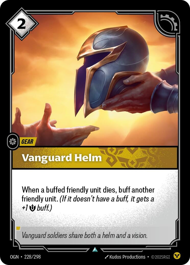 Image for Vanguard Helm (228/298) (OGN) - Riftbound: League of Legends Trading Card Game