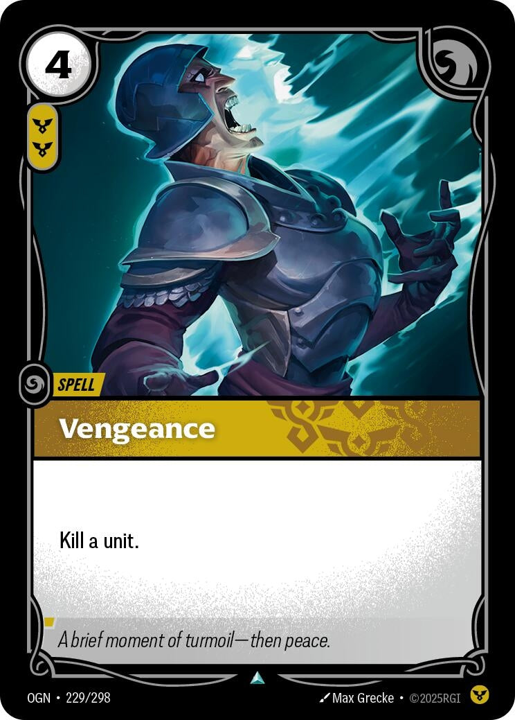 Image for Vengeance (229/298) (OGN) - Riftbound: League of Legends Trading Card Game