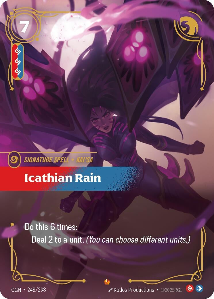 Image for Icathian Rain (248/298) (OGN) - Riftbound: League of Legends Trading Card Game