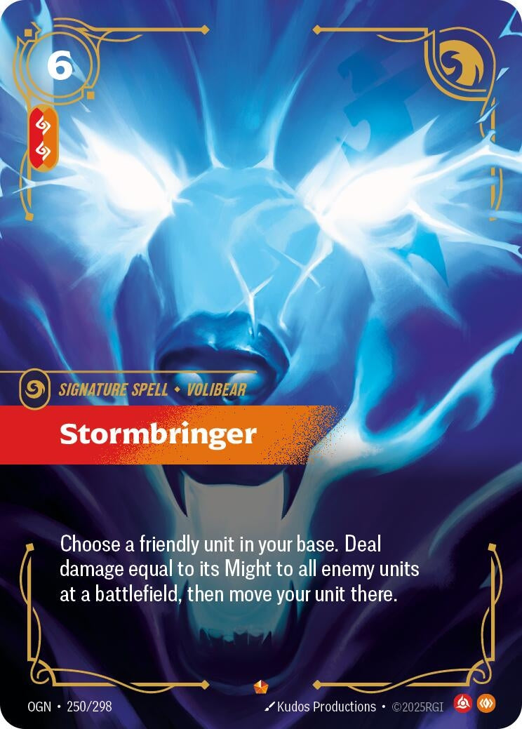 Image for Stormbringer (250/298) (OGN) - Riftbound: League of Legends Trading Card Game