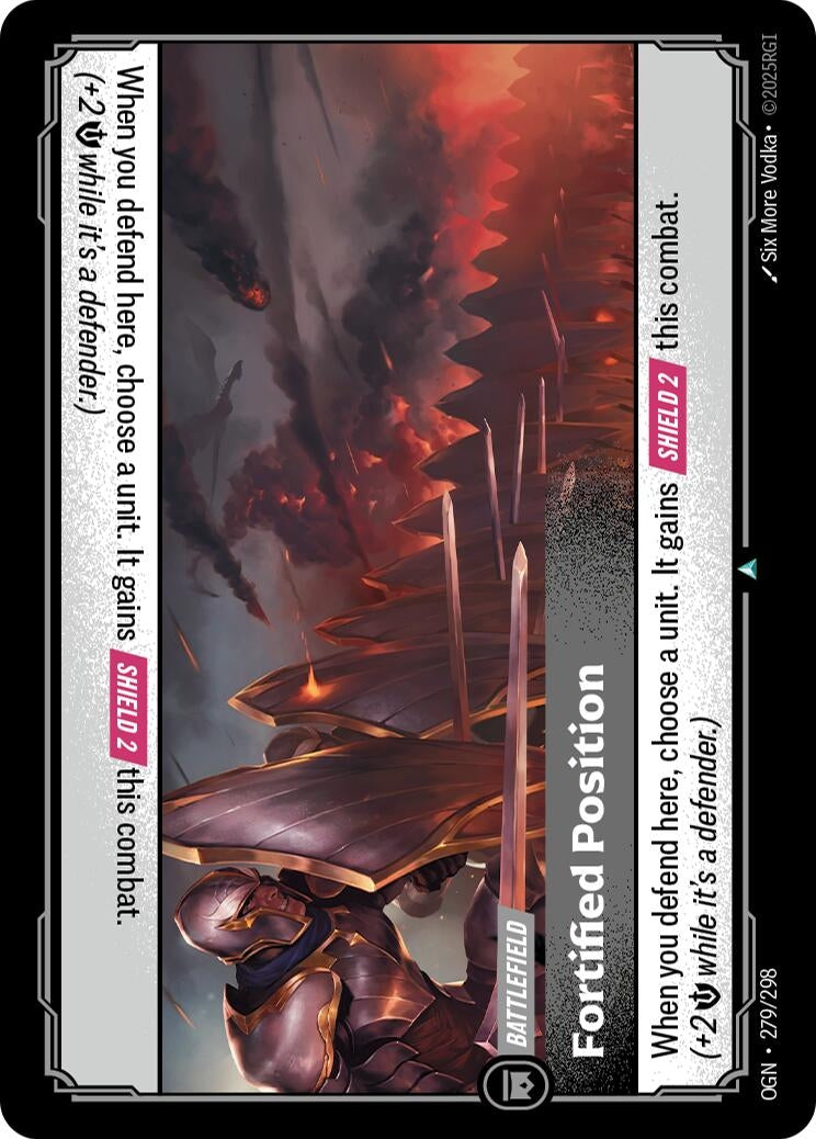 Image for Fortified Position (279/298) (OGN) - Riftbound: League of Legends Trading Card Game