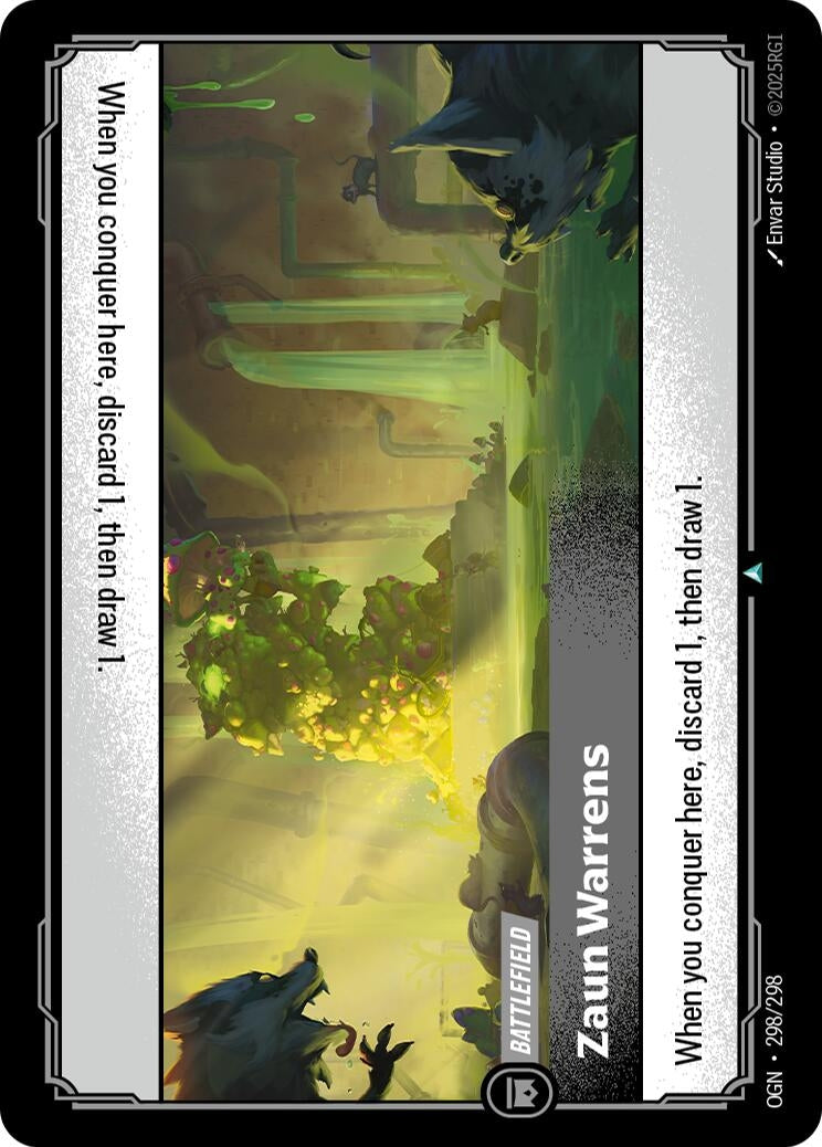 Image for Zaun Warrens (298/298) (OGN) - Riftbound: League of Legends Trading Card Game