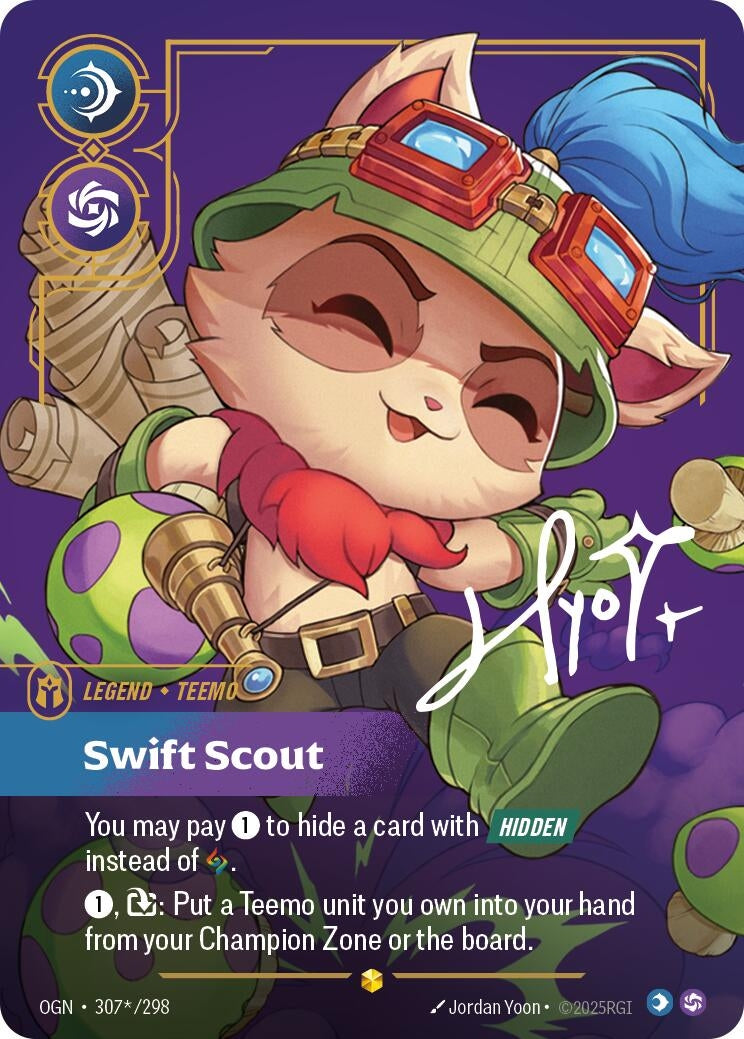 Image for Teemo - Swift Scout (Alternate Art) (307*/298) (OGN) - Riftbound: League of Legends Trading Card Game