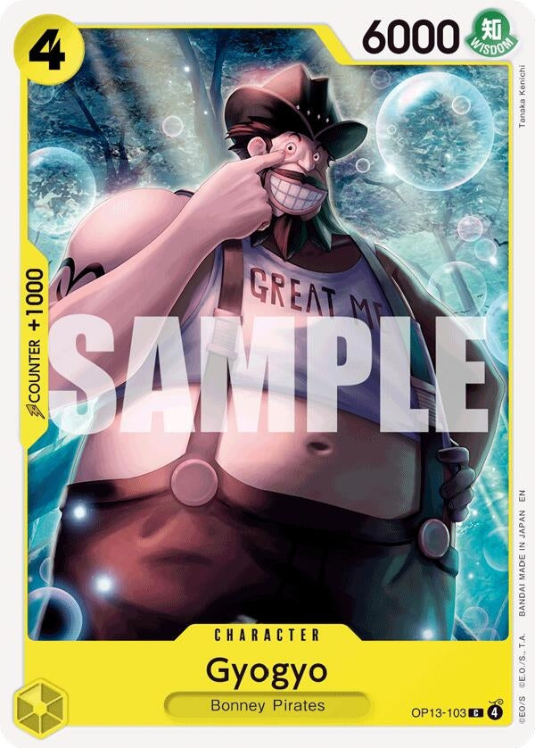 Image for Gyogyo (Carrying On His Will) (OP13-103) - One Piece Card Game