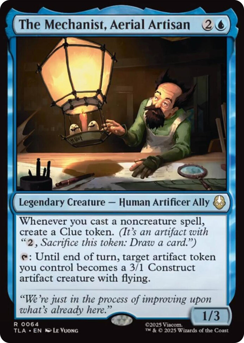 Image for The Mechanist, Aerial Artisan (Avatar: The Last Airbender) (64) - Magic: The Gathering
