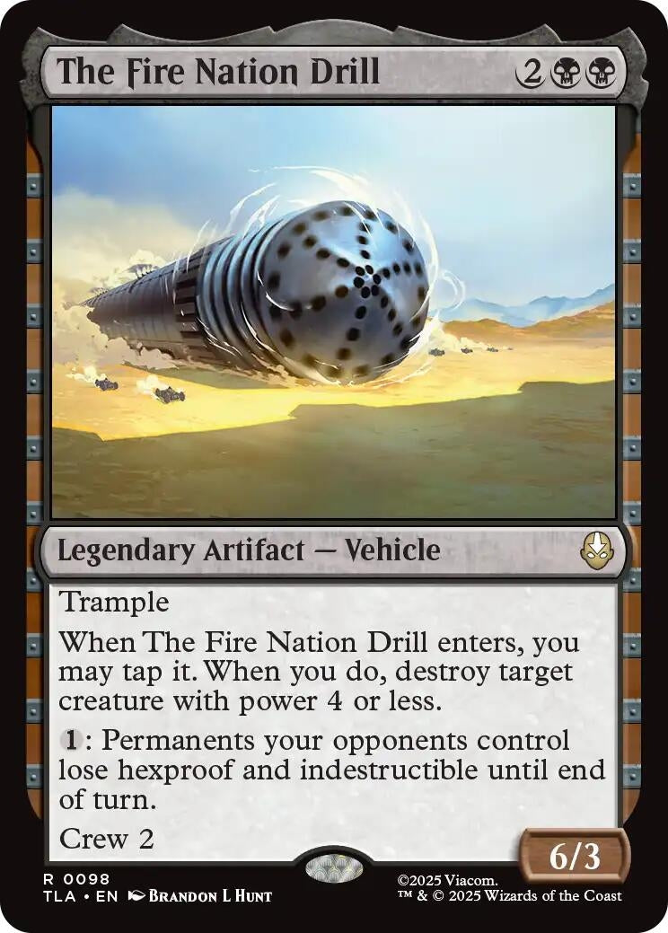 Image for The Fire Nation Drill (Avatar: The Last Airbender) (98) - Magic: The Gathering