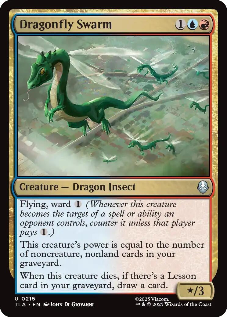 Image for Dragonfly Swarm (Avatar: The Last Airbender) (215) - Magic: The Gathering