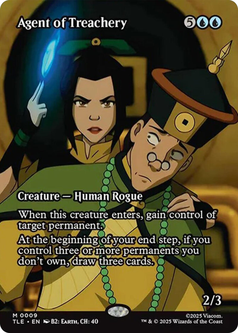 Image for Agent of Treachery (Borderless) (Avatar: The Last Airbender: Eternal-Legal) (9) - Magic: The Gathering