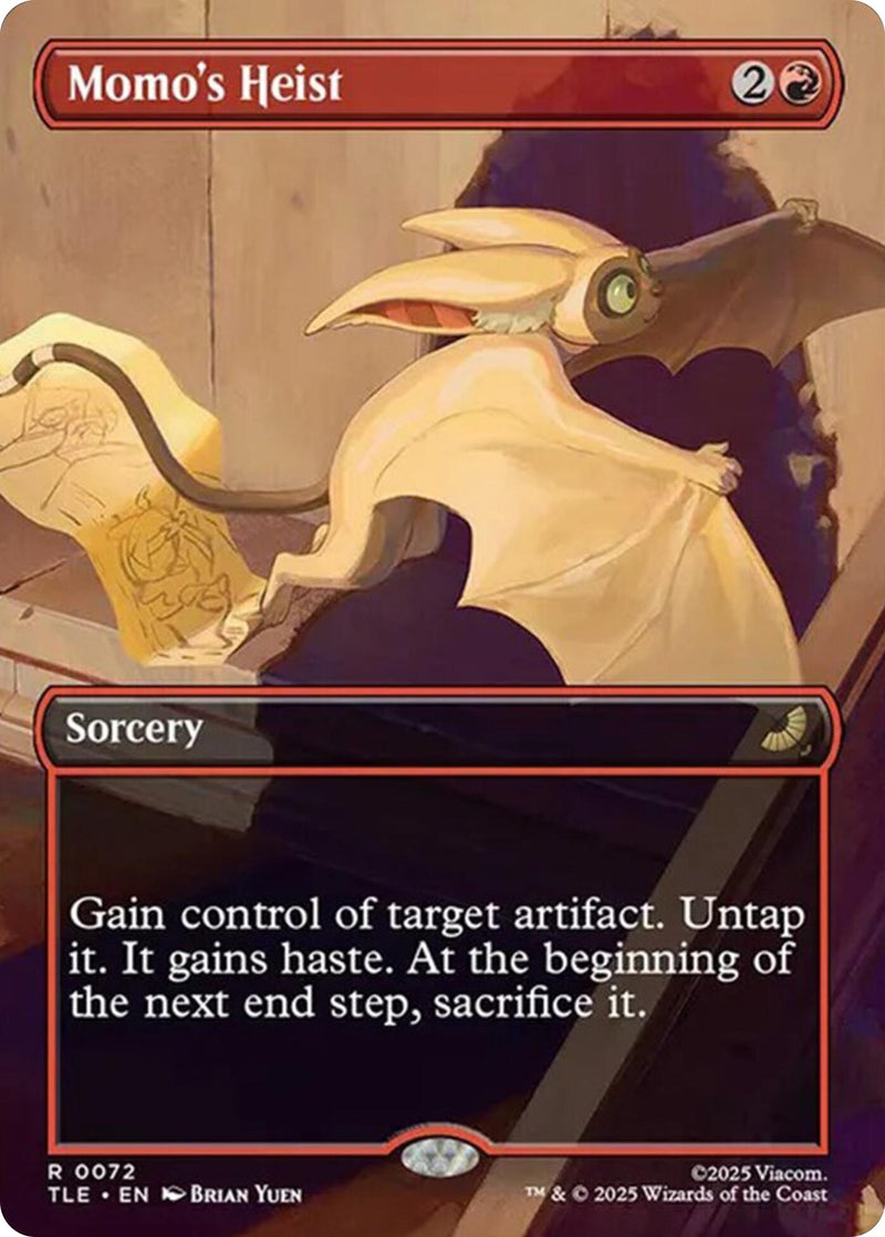 Image for Momo's Heist (Borderless) (Avatar: The Last Airbender: Eternal-Legal) (72) - Magic: The Gathering
