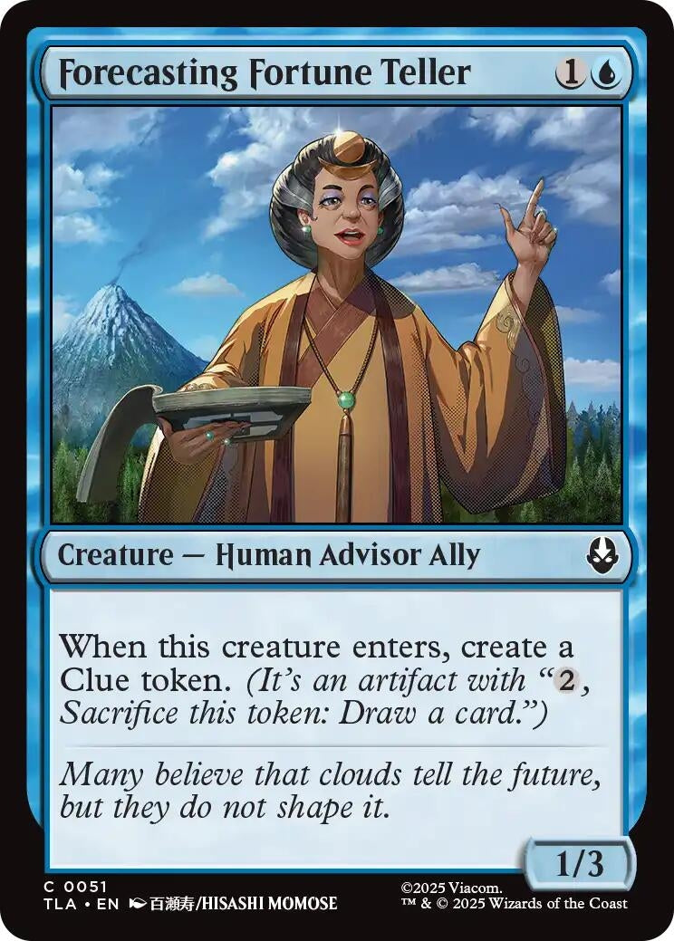Image for Forecasting Fortune Teller (Avatar: The Last Airbender) (51) - Magic: The Gathering