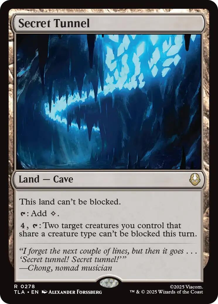 Image for Secret Tunnel (Avatar: The Last Airbender) (278) - Magic: The Gathering