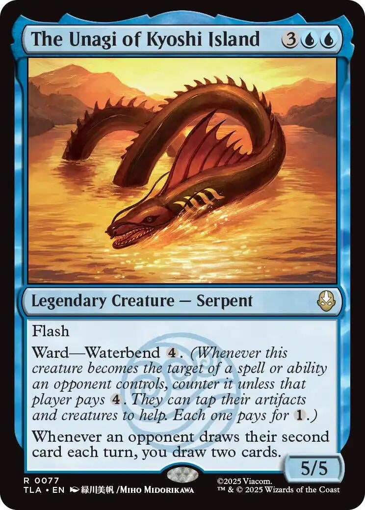 Image for The Unagi of Kyoshi Island (Avatar: The Last Airbender) (77) - Magic: The Gathering