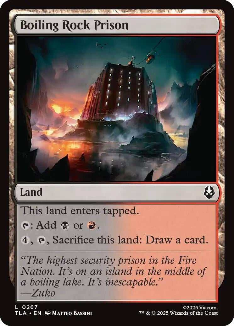 Image for Boiling Rock Prison (Avatar: The Last Airbender) (267) - Magic: The Gathering
