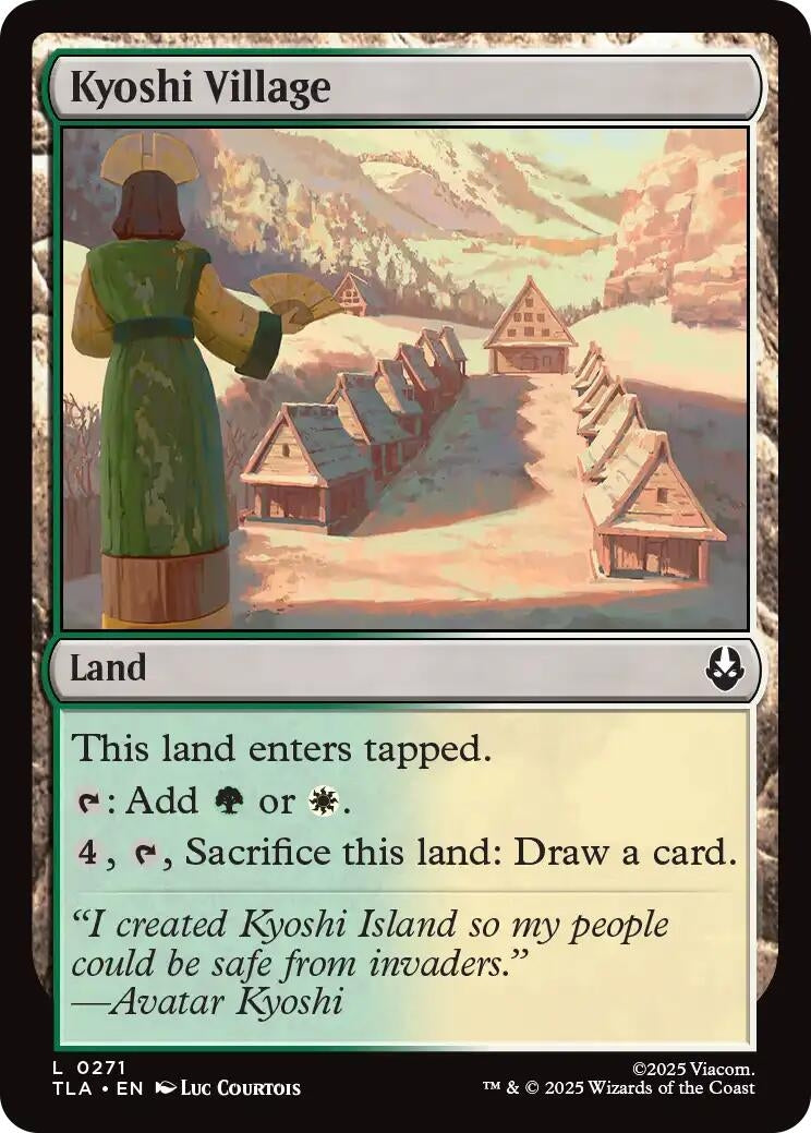 Image for Kyoshi Village (Avatar: The Last Airbender) (271) - Magic: The Gathering