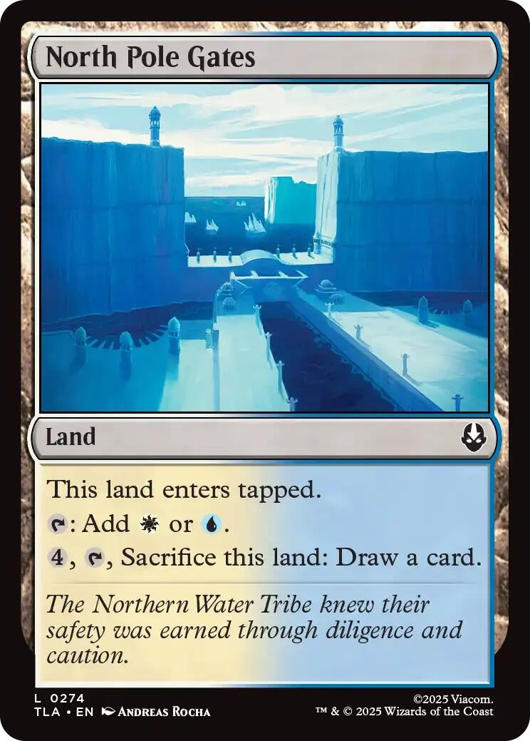 Image for North Pole Gates (Avatar: The Last Airbender) (274) - Magic: The Gathering