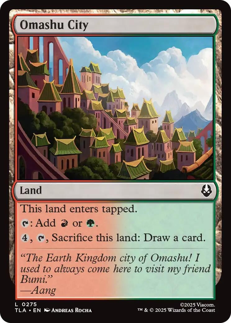 Image for Omashu City (Avatar: The Last Airbender) (275) - Magic: The Gathering