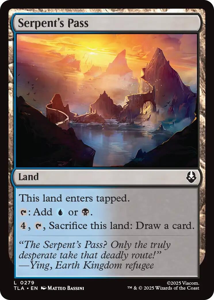 Image for Serpent's Pass (Avatar: The Last Airbender) (279) - Magic: The Gathering