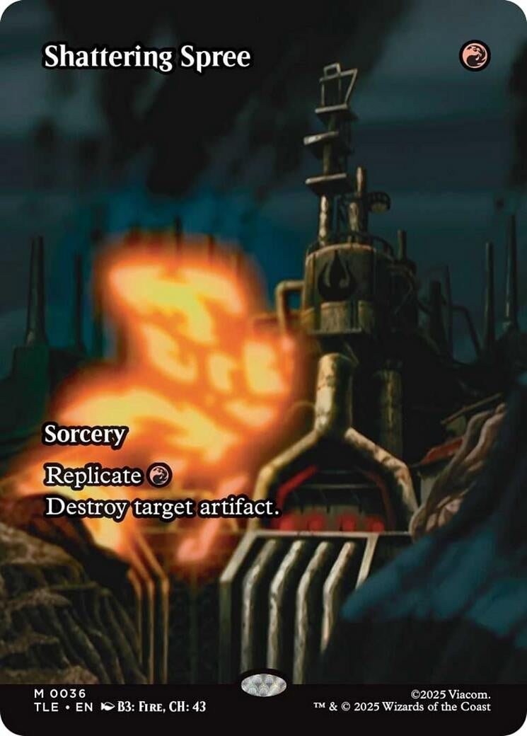 Image for Shattering Spree (Borderless) (Avatar: The Last Airbender: Eternal-Legal) (36) - Magic: The Gathering