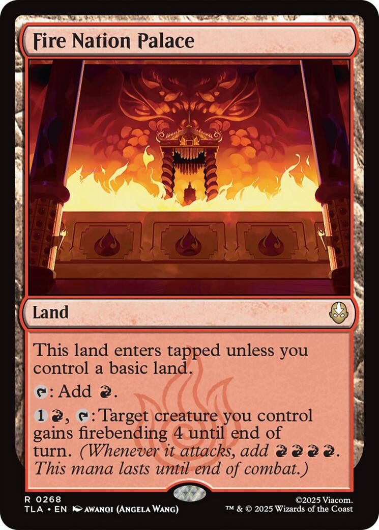 Image for Fire Nation Palace (Avatar: The Last Airbender) (268) - Magic: The Gathering