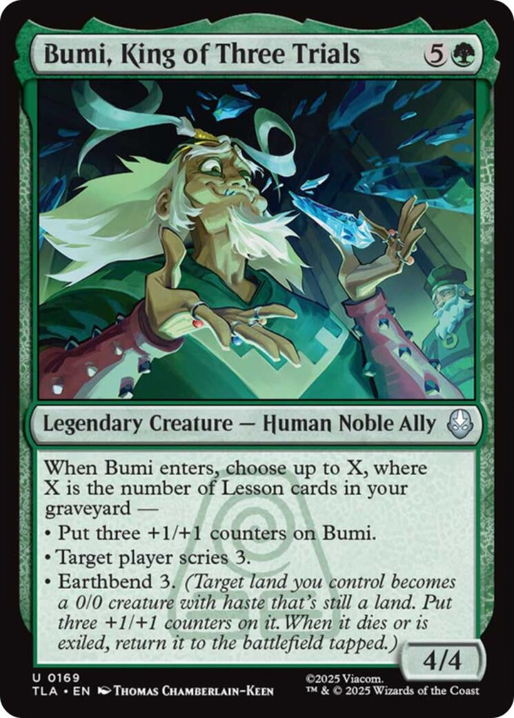 Image for Bumi, King of Three Trials (Avatar: The Last Airbender) (169) - Magic: The Gathering