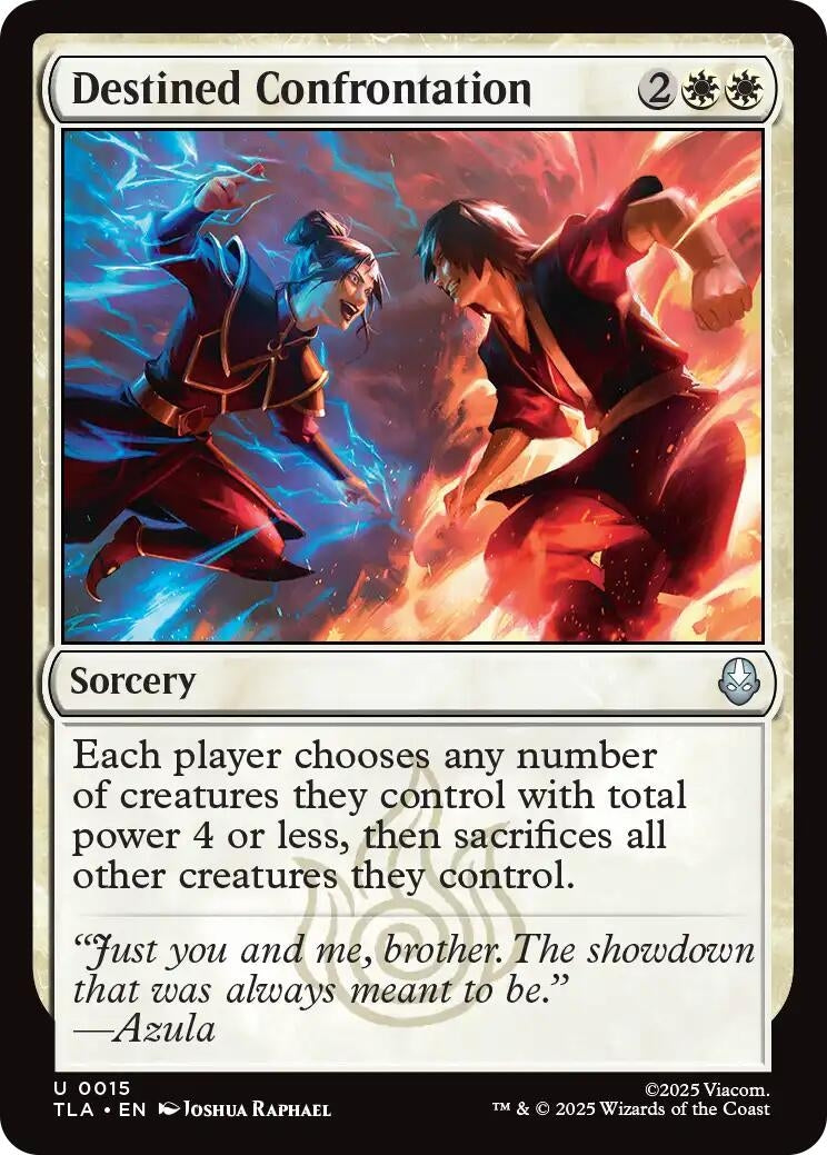 Image for Destined Confrontation (Avatar: The Last Airbender) (15) - Magic: The Gathering
