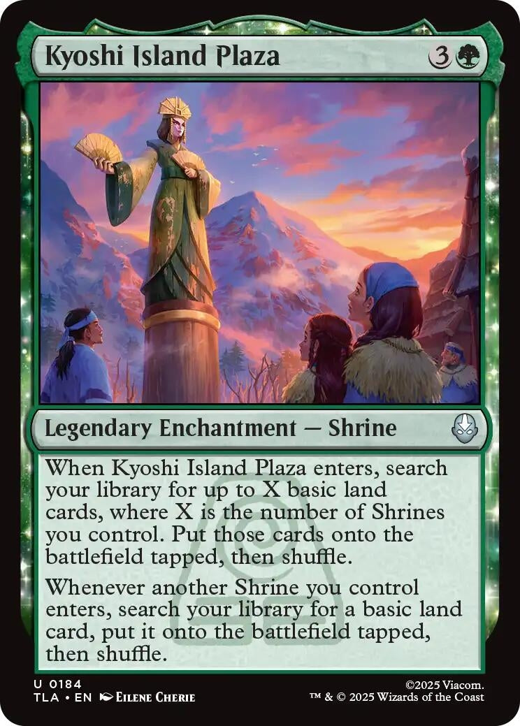 Image for Kyoshi Island Plaza (Avatar: The Last Airbender) (184) - Magic: The Gathering