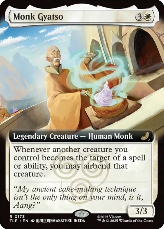 Image for Monk Gyatso (Extended Art) (Avatar: The Last Airbender: Eternal-Legal) (173) - Magic: The Gathering