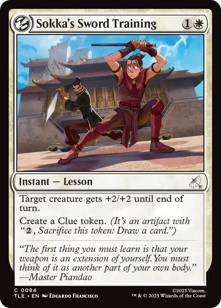 Image for Sokka's Sword Training (Avatar: The Last Airbender: Eternal-Legal) (84) - Magic: The Gathering