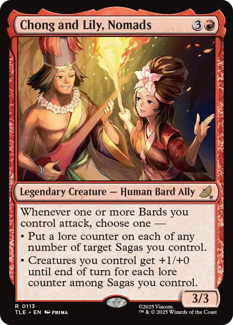 Image for Chong and Lily, Nomads (Avatar: The Last Airbender: Eternal-Legal) (113) - Magic: The Gathering