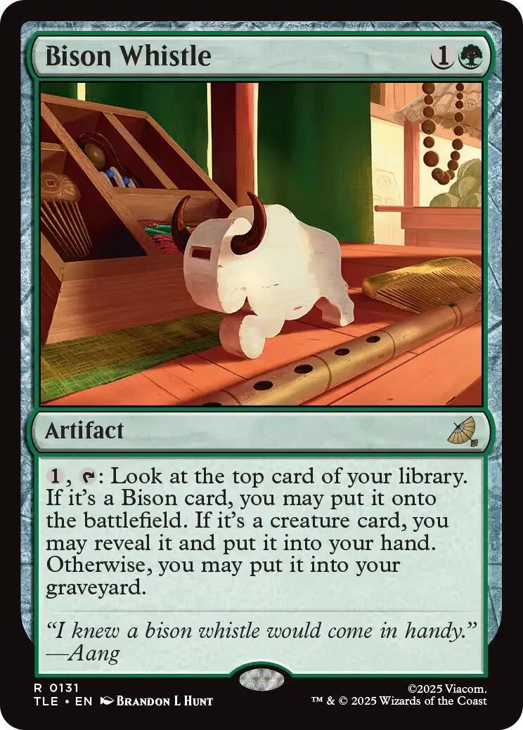 Image for Bison Whistle (Avatar: The Last Airbender: Eternal-Legal) (131) - Magic: The Gathering