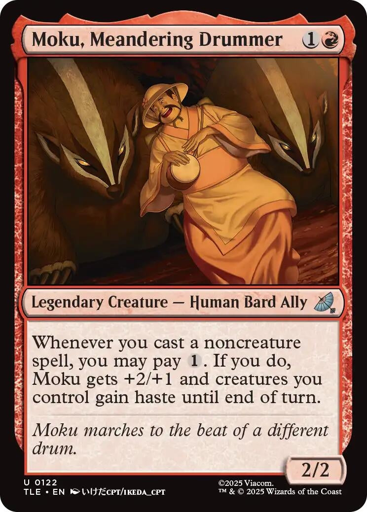Image for Moku, Meandering Drummer (Avatar: The Last Airbender: Eternal-Legal) (122) - Magic: The Gathering
