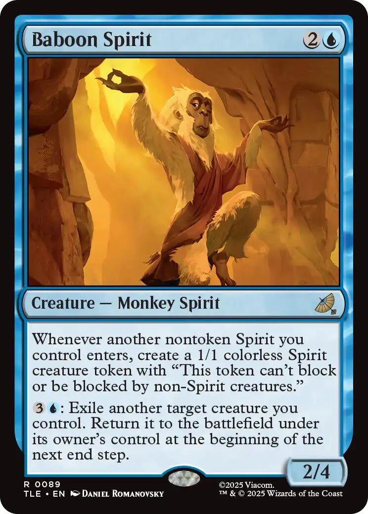 Image for Baboon Spirit (Avatar: The Last Airbender: Eternal-Legal) (89) - Magic: The Gathering