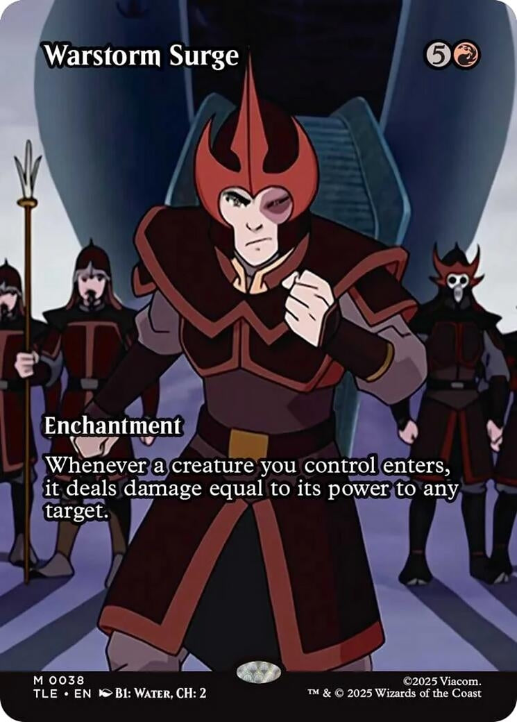 Image for Warstorm Surge (Borderless) (Avatar: The Last Airbender: Eternal-Legal) (38) - Magic: The Gathering