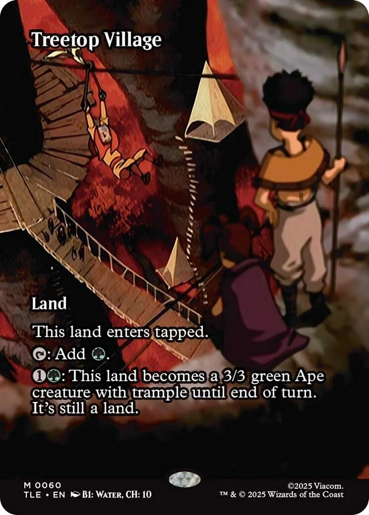 Image for Treetop Village (Borderless) (Avatar: The Last Airbender: Eternal-Legal) (60) - Magic: The Gathering