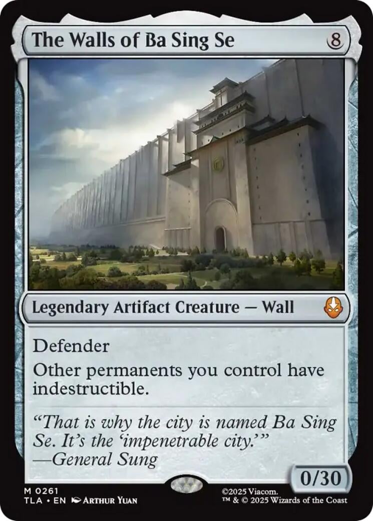 Image for The Walls of Ba Sing Se (Avatar: The Last Airbender) (261) - Magic: The Gathering