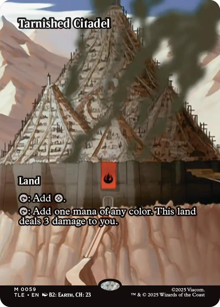 Image for Tarnished Citadel (Borderless) (Avatar: The Last Airbender: Eternal-Legal) (59) - Magic: The Gathering