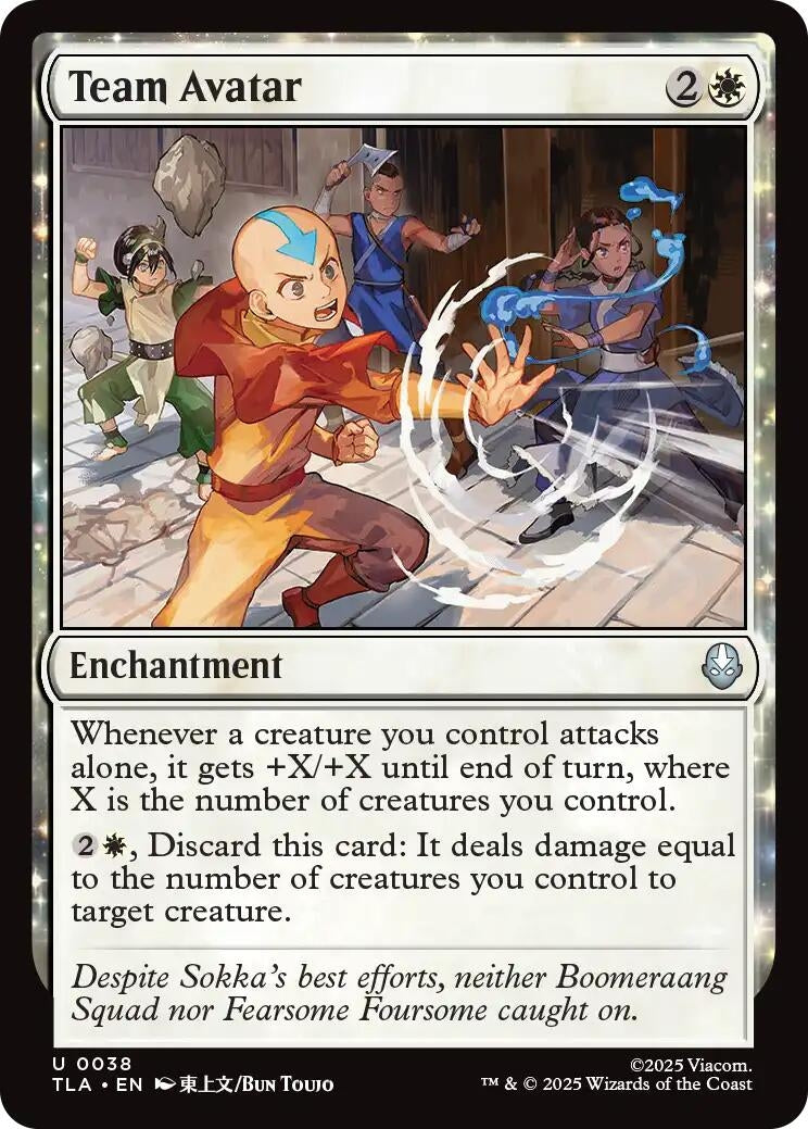 Image for Team Avatar (Avatar: The Last Airbender) (38) - Magic: The Gathering